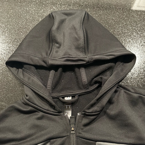 Adidas Zip Hoodie (Black and Grey) - Picture 3 of 3